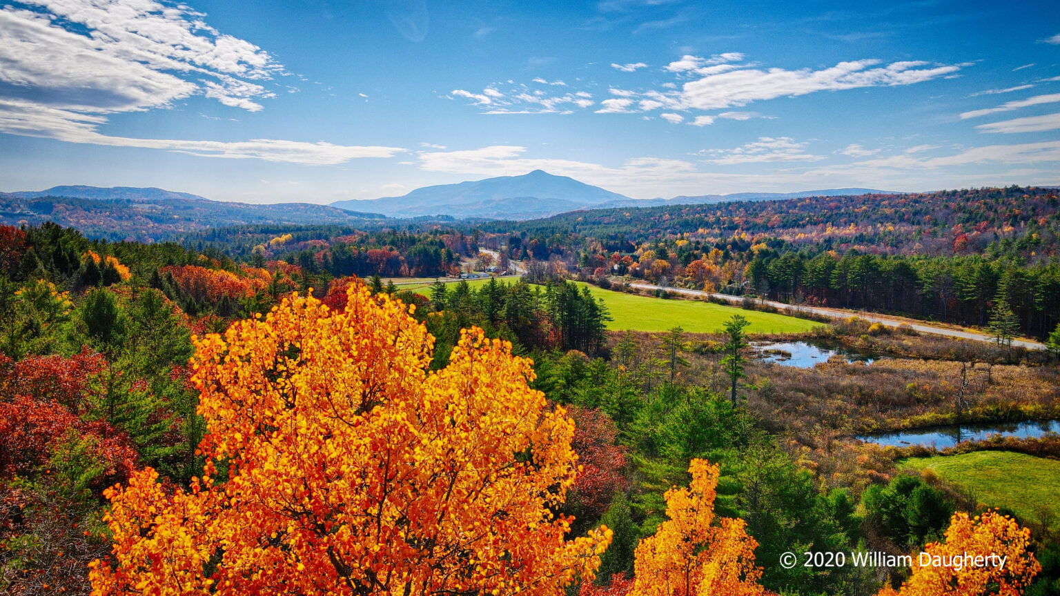 Plainfield, New Hampshire 10/22/20 Morning, Afternoon, and Evening