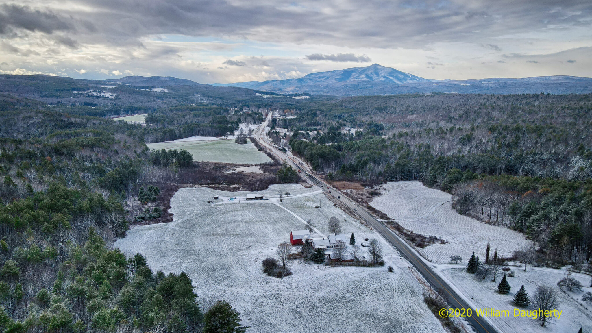 Snow and Clouds Plainfield, New Hampshire 11/3/20