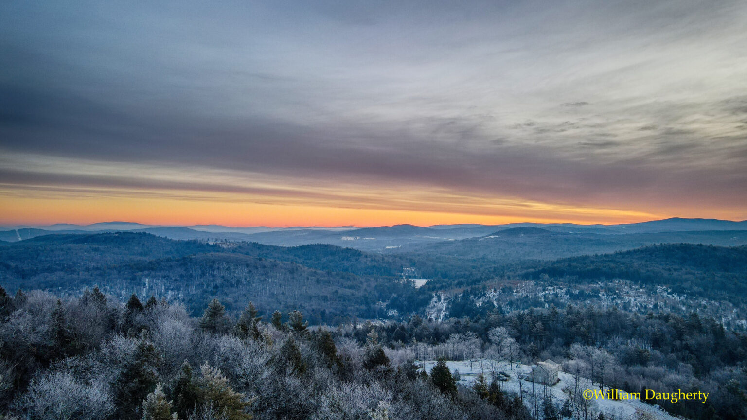 A Cold, Rosy Morning Plainfield, New Hampshire 1/11/21